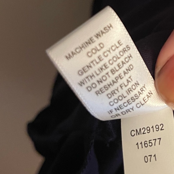 NWT womens navy blue tunic length tank top size large - Picture 9 of 12